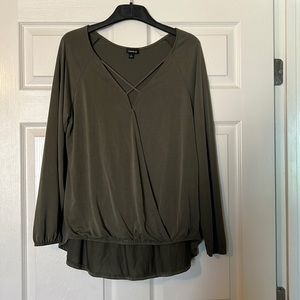 Torrid Crisscross Blouse